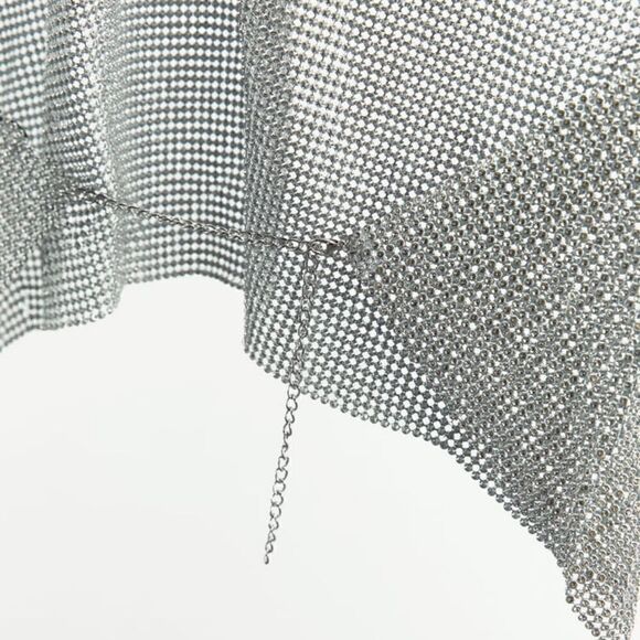 ZARA HALTER JEWELED TOP - Picture 12 of 13